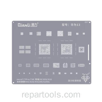 Reballing Stencil QS77 nova7、7Pro、7SE hr 30、30S、X10 hi qiling 985、820、Hi6290、6290L Bulk