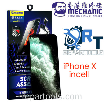 iPhone X Mechanic Incell Lcd+Touch Nero