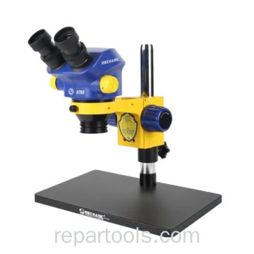 MECHANIC D75S-B11 BINOCULAR STEREO MICROSCOPE WITH 7X 50X CONTINUOUS ZOOM Set