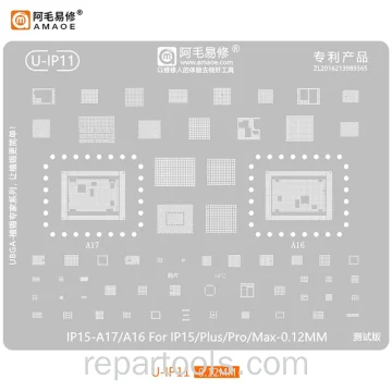 AMAOE U-IP11 BGA Chip di alta qualità Amaoe Set per iphone 15-PRO MAX Bulk
